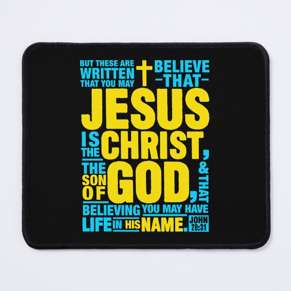Item preview, John 20:31 Jesus Is The Christ The Son Of God designed and sold by plushism.