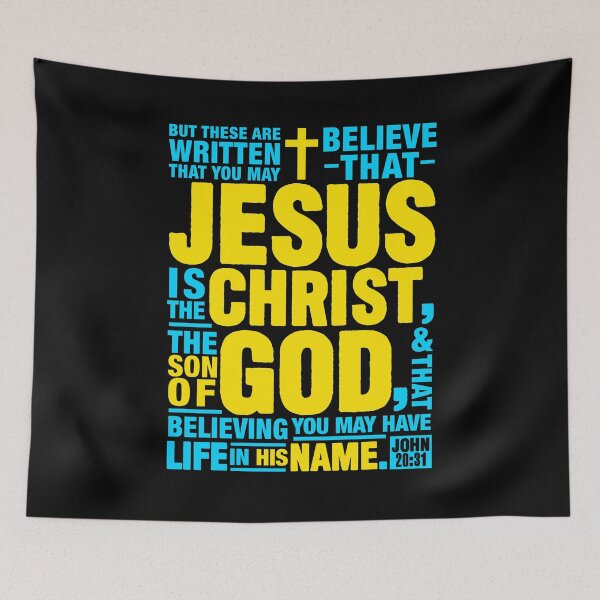 Item preview, John 20:31 Jesus Is The Christ The Son Of God designed and sold by plushism.