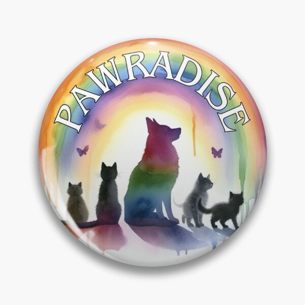 Item preview, Pawradise Pet Heaven Rainbow designed and sold by MoonMonkeyNbear.
