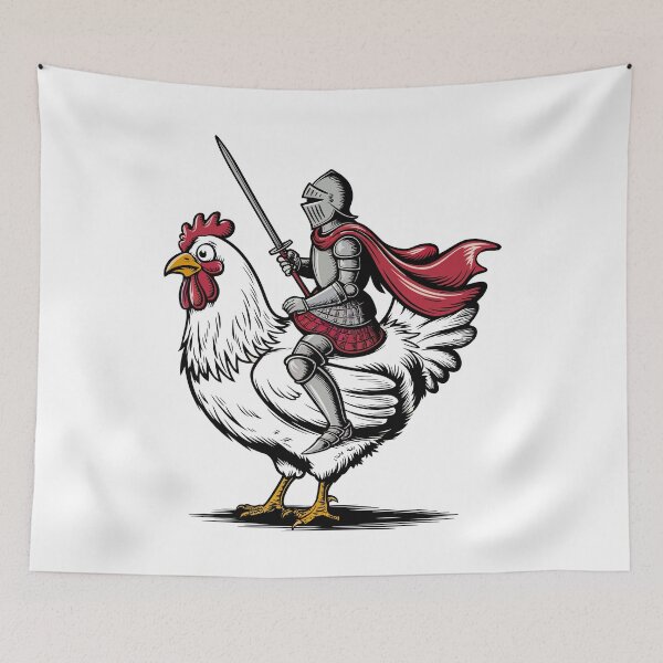 Item preview, Chicken Jousting designed and sold by Angry Swan Designs.
