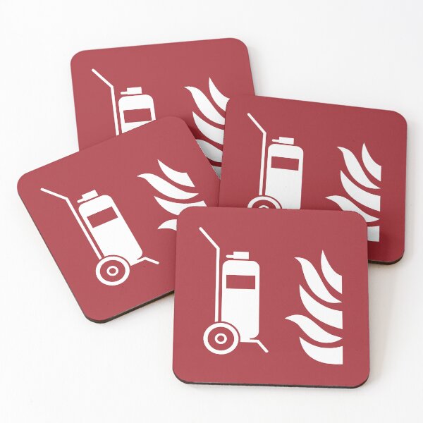Item preview, Wheeled Fire Extinguisher Safety Sign designed and sold by sifis.