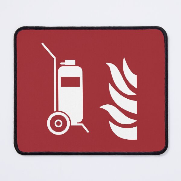 Item preview, Wheeled Fire Extinguisher Safety Sign designed and sold by sifis.