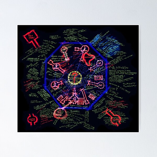 Item preview, Dharma Stations Map designed and sold by widmore.