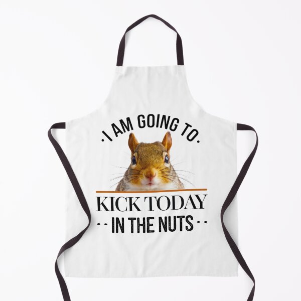 Item preview, I Am Going To Kick Today In The Nuts designed and sold by Angry Swan Designs.