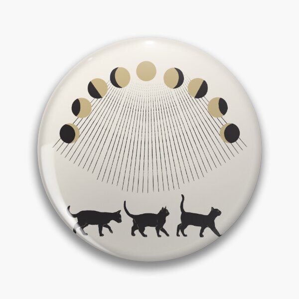 Item preview, moon phases and cats designed and sold by anneamanda.