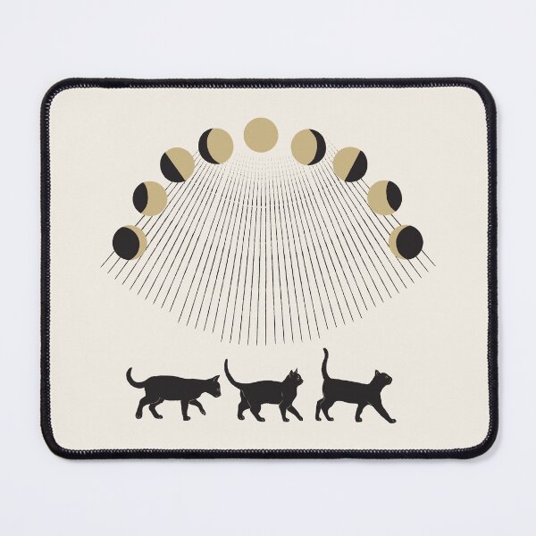 Item preview, moon phases and cats designed and sold by anneamanda.