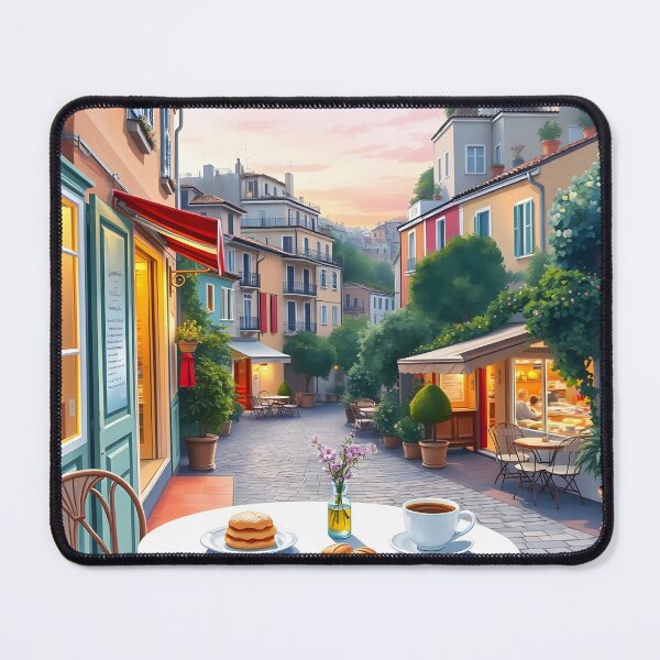 Item preview, Positano Pasticceria: Summer Evening Pastries & Espresso designed and sold by LSVart.