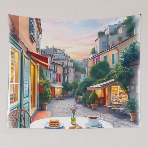 Item preview, Positano Pasticceria: Summer Evening Pastries & Espresso designed and sold by LSVart.