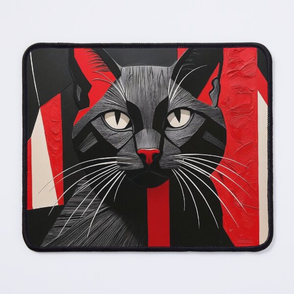 Item preview, Contemporary Feline Artwork designed and sold by PeggyMacStudio.