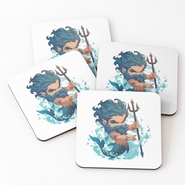 Item preview, Greek Mythology Art: Poseidon God of the Sea designed and sold by bapupa.