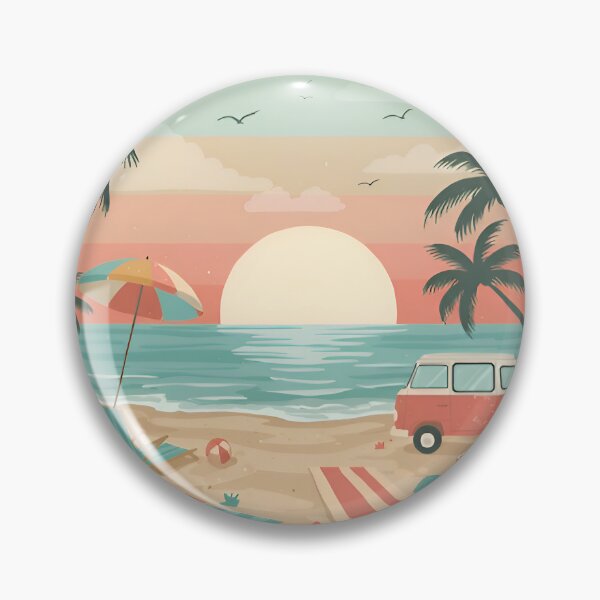 Item preview, Balkan Holidays Cancelled: Retro Beach Escape designed and sold by Simple_Lines2025.