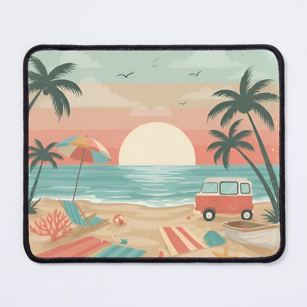 Item preview, Balkan Holidays Cancelled: Retro Beach Escape designed and sold by Simple_Lines2025.