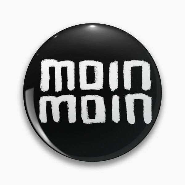 Item preview, Moin Moin, German Language Greeting, German words designed and sold by badlydrawnbabe.