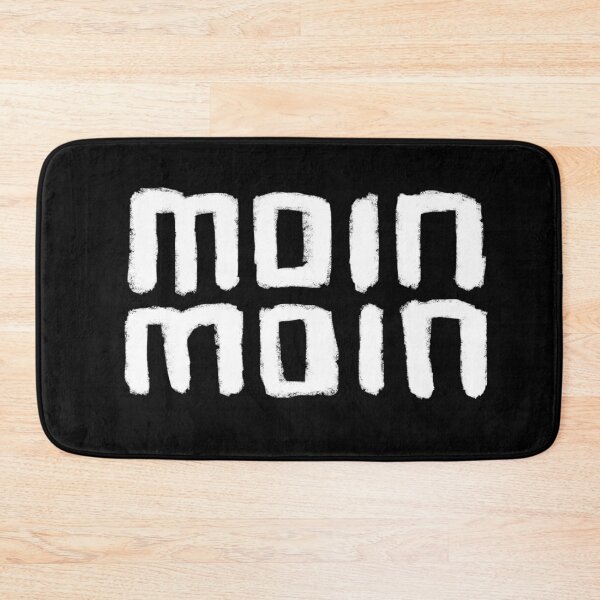 Item preview, Moin Moin, German Language Greeting, German words designed and sold by badlydrawnbabe.