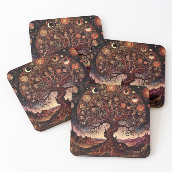 Item preview, The Qliphoth Tree - Esoteric Fantasy Art designed and sold by Stoneflower-Art.