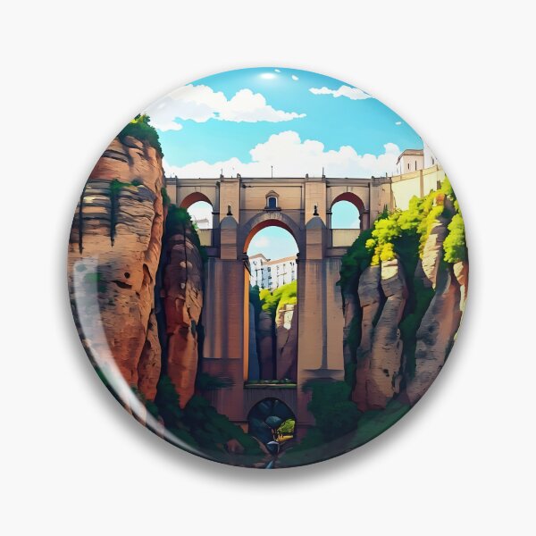 Item preview, Puente Nuevo, Ronda: Stone Majesty Over El Tajo Gorge designed and sold by LSVart.