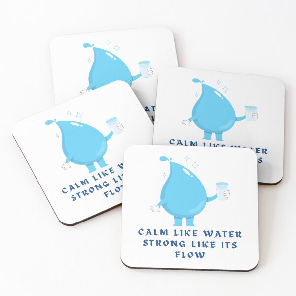 Item preview, Calm Like Water, Strong Like Its Flow designed and sold by AIKNOCKTECK.