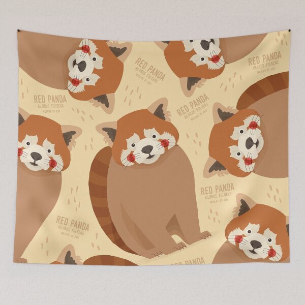 Item preview, Red Panda, Asian Wildlife designed and sold by printedsparrow.