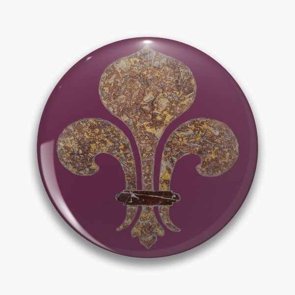 Item preview, Marble marquetry depicting a fleur de lis  designed and sold by PariSeine.