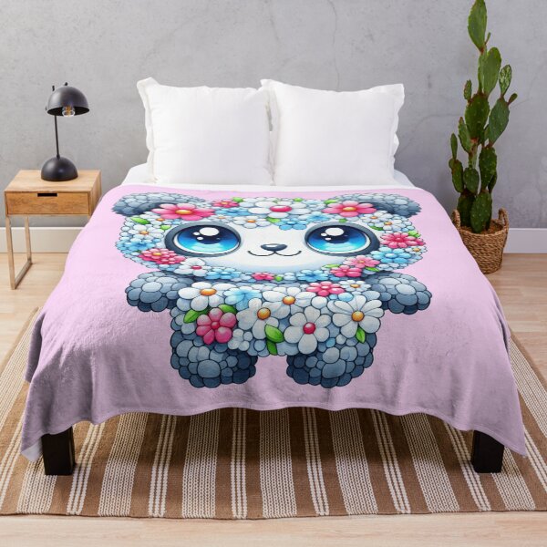 Item preview, Flower Panda 1 designed and sold by PANDALOVEART.