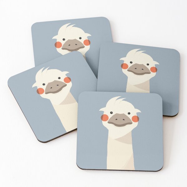 Artikelvorschau, Emu, Tierportrait entworfen und verkauft von printedsparrow.