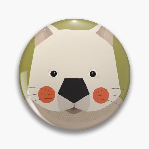 Artikelvorschau, Wombat, Tierportrait entworfen und verkauft von printedsparrow.