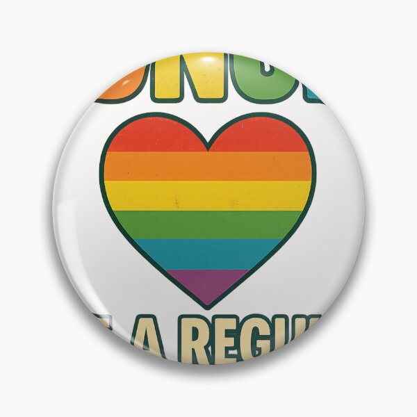Item preview, Guncle Pride Heart Rainbow LGBTQ+ Quote designed and sold by Places On Earth.