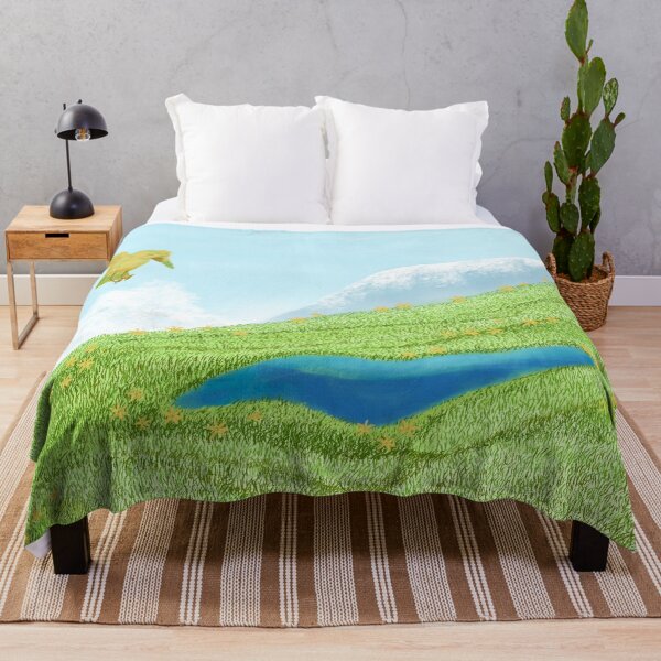 Item preview, An adorable bird flying over a peaceful wetland designed and sold by greenPQBstudio.