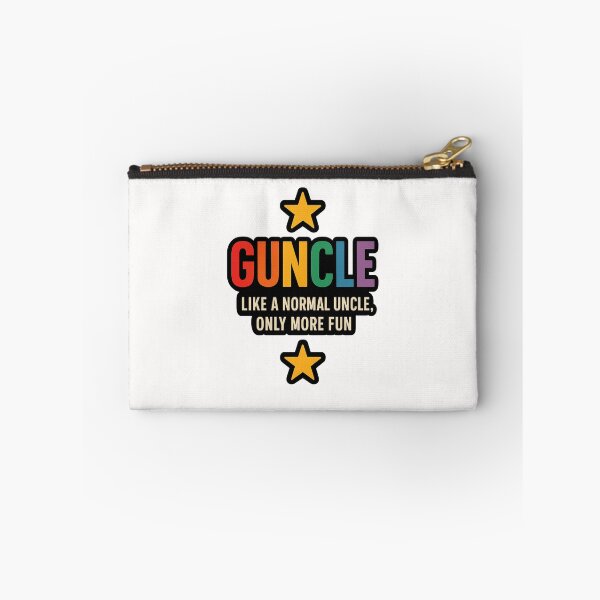 Item preview, Guncle Rainbow Text Funny LGBTQ Quote designed and sold by Places On Earth.