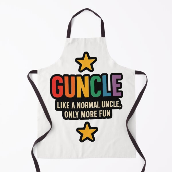 Item preview, Guncle Rainbow Text Funny LGBTQ Quote designed and sold by Places On Earth.