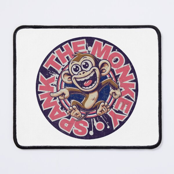 Item preview, Spank the Monkey – Retro Funny Naughty Monkey designed and sold by pUNKnown.