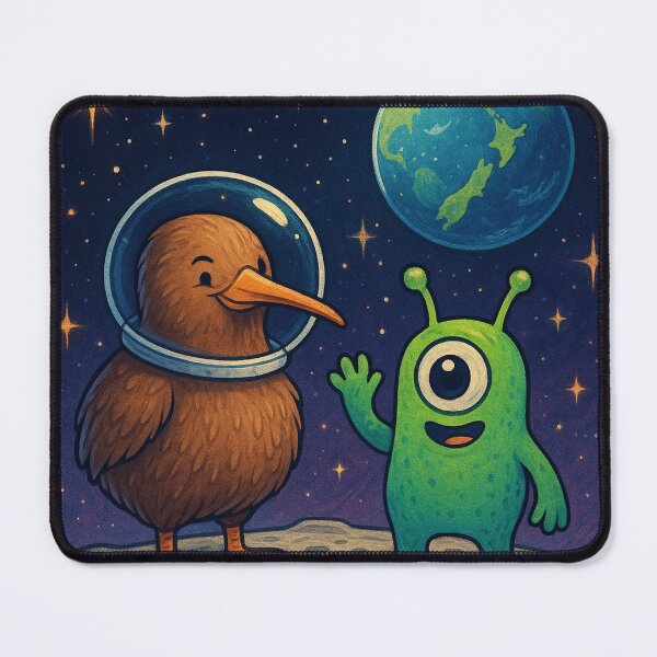 Item preview, Kiwi and Alien: Friends Across the Stars designed and sold by Mjonkey.