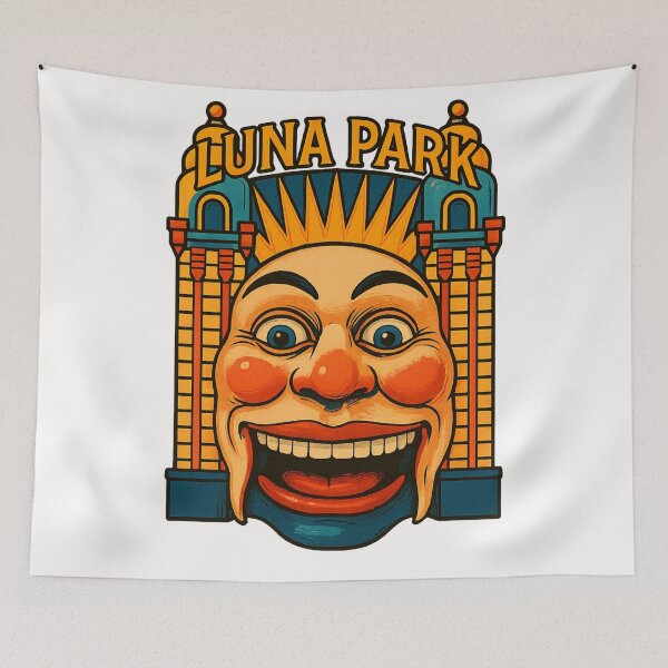 Item preview, Luna Park Face Entrance Sydney Icon designed and sold by Places On Earth.