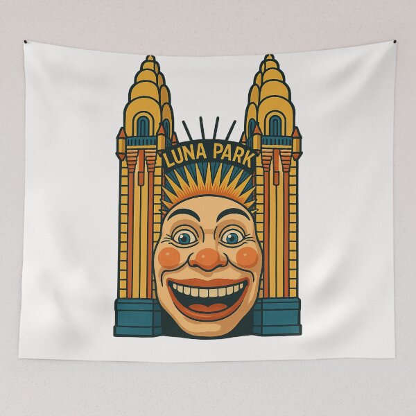 Item preview, Luna Park Sydney Amusement Park Entrance designed and sold by Places On Earth.
