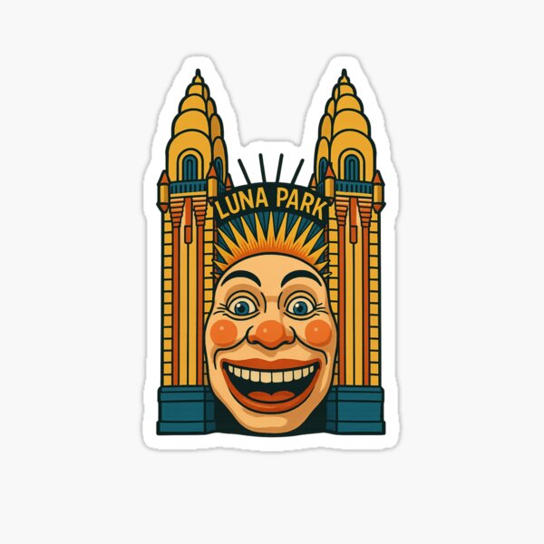Item preview, Luna Park Sydney Amusement Park Entrance designed and sold by placesonearth.