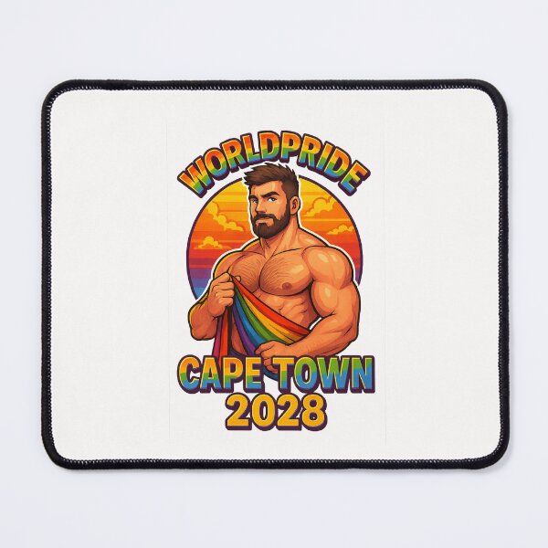 Item preview, WorldPride Cape Town 2028 Rainbow Pride Art designed and sold by Places On Earth.