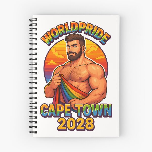 Item preview, WorldPride Cape Town 2028 Rainbow Pride Art designed and sold by Places On Earth.