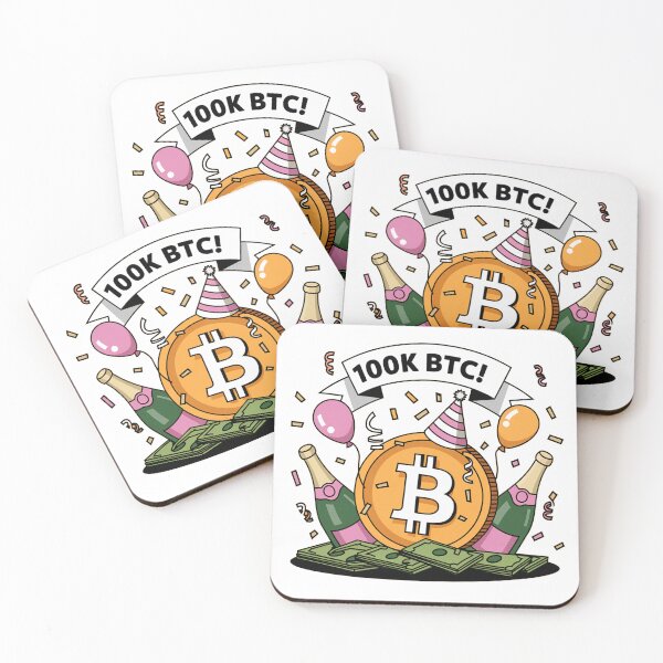 Item preview, Bitcoin reaching 100k and going beyond, bitcoin crypto designed and sold by NoetherSym.