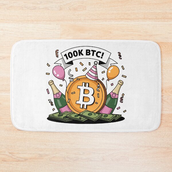 Item preview, Bitcoin reaching 100k and going beyond, bitcoin crypto designed and sold by NoetherSym.
