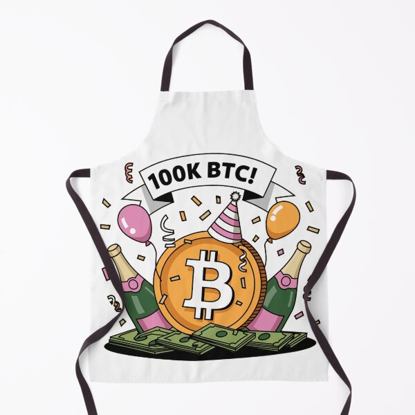 Item preview, Bitcoin reaching 100k and going beyond, bitcoin crypto designed and sold by NoetherSym.