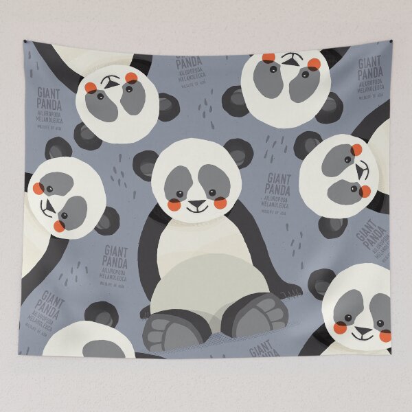 Item preview, Giant Panda, Asian Wildlife designed and sold by printedsparrow.