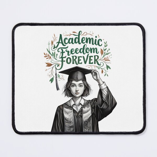 Item preview, Academic Freedom Forever - 2025 Graduation Design designed and sold by AnnDesignStudio.