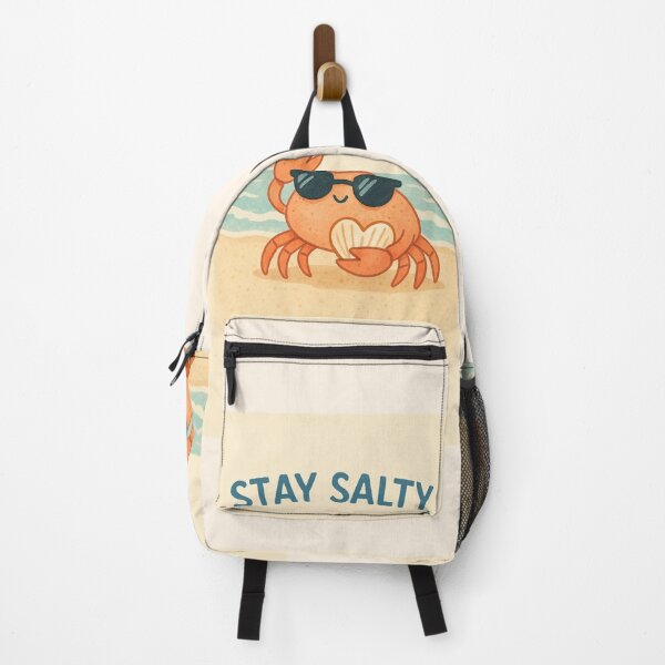 Item preview, Stay Salty Stay Soft – Cute Crab Shirt | Funny Ocean Quote | Summer Beachcore Vibes designed and sold by VybeWear Co..