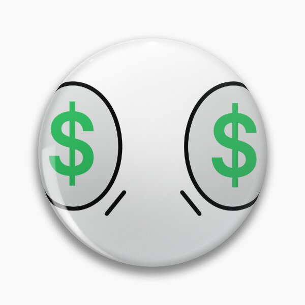 Artikelvorschau, Geldaugen-Emoji – Dollarzeichen-Ausdruck entworfen und verkauft von ME-MY-MIND.