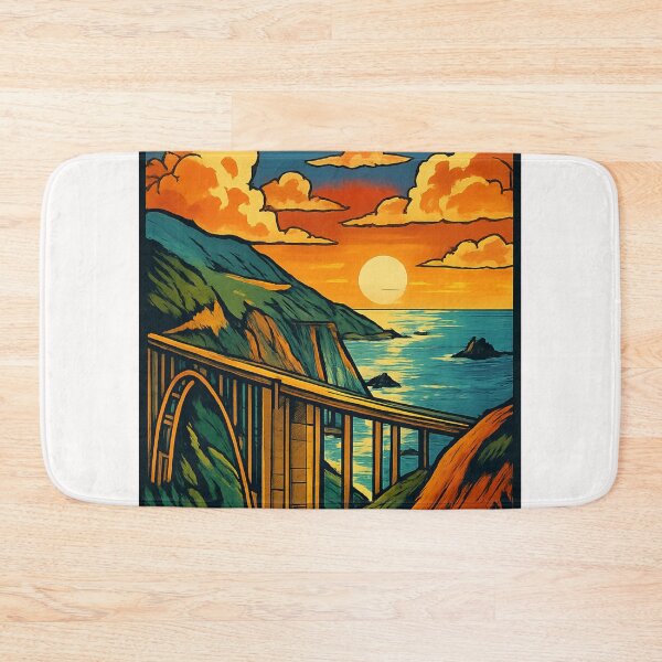 Item preview, Big Sur California Sunset Coastal Highway designed and sold by Places On Earth.