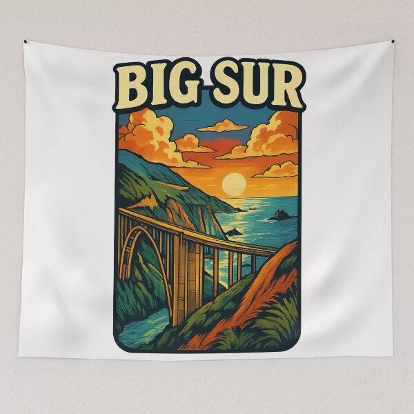 Item preview, Big Sur California Sunset Coastal Highway designed and sold by Places On Earth.