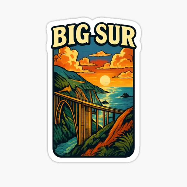 Item preview, Big Sur California Sunset Coastal Highway designed and sold by Places On Earth.