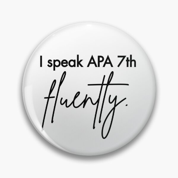 Item preview, I Speak APA 7th. Fluently. designed and sold by Digital Teaching 101.