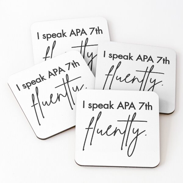 Item preview, I Speak APA 7th. Fluently. designed and sold by Digital Teaching 101.