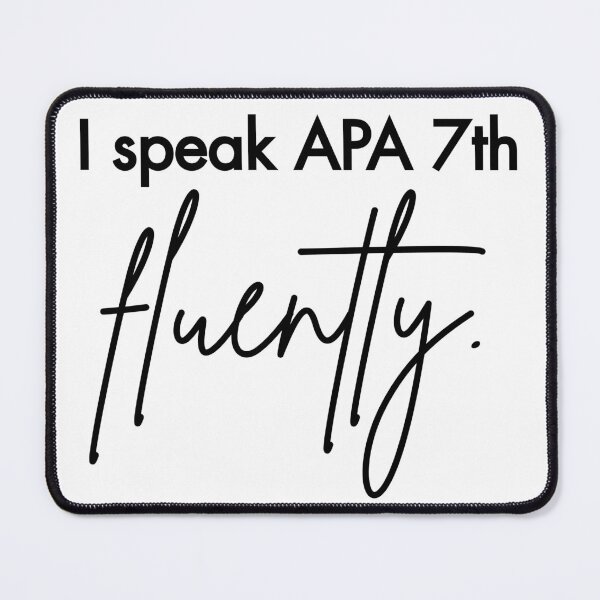 Item preview, I Speak APA 7th. Fluently. designed and sold by Digital Teaching 101.